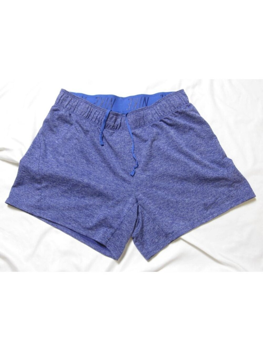 Nike Heather Purple Running Workout Shorts Women Sz S Elastic Waistband (WP495)